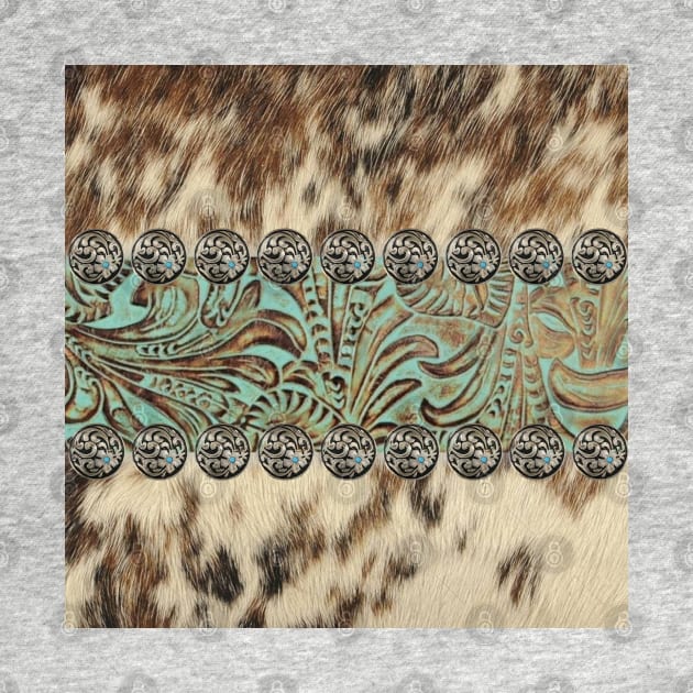 Rustic brown beige teal western country cowboy fashion by Tina